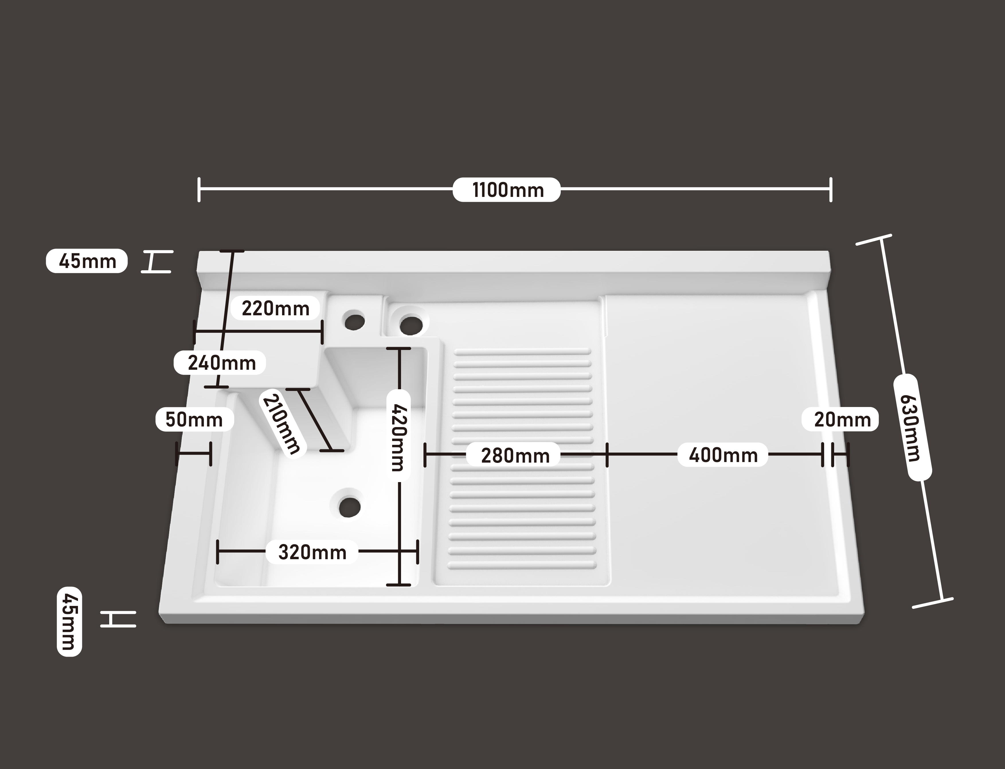 切盆（小）1100*630 （左）