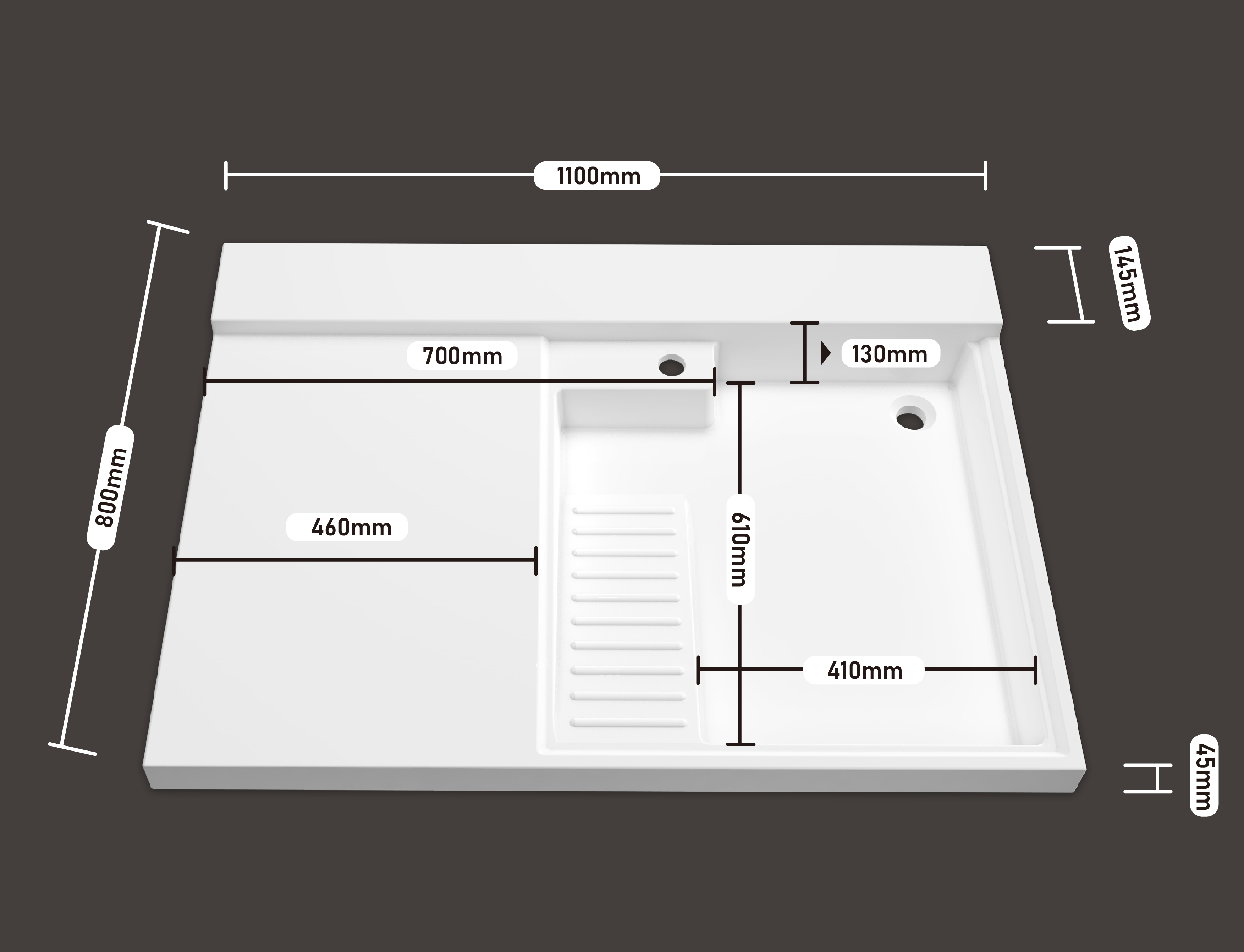 机上盆 1100*800（右）